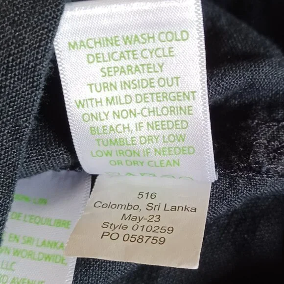 EUC Lilly Pulitzer "Deri" Black Woven Linen Wide-Leg Palazzo Pants Size Small - Picture 10 of 11